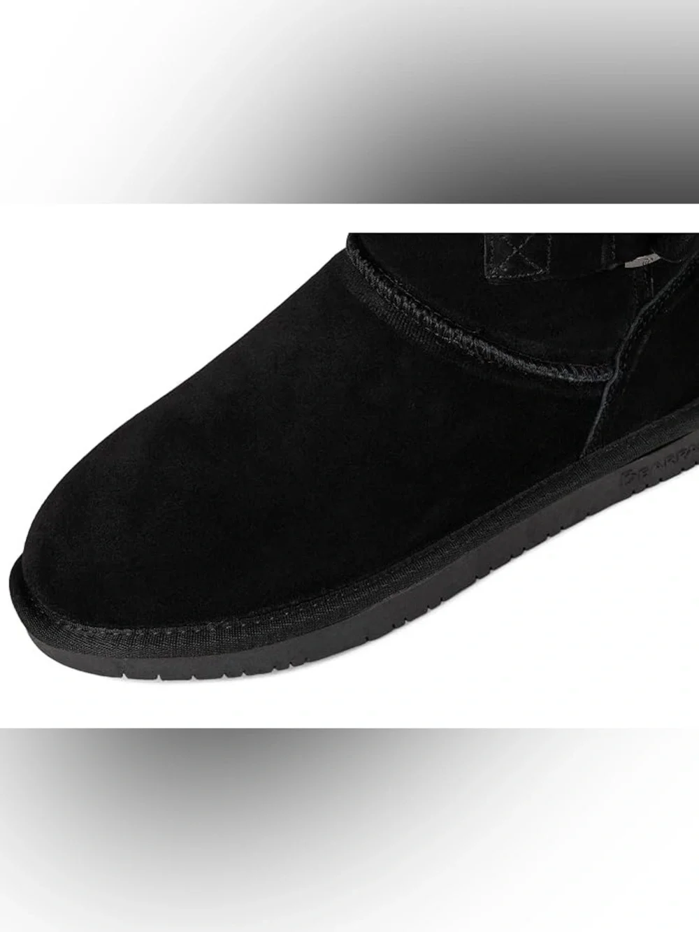 Bearpaw Steph Faux Shearling Lined Bootie 6 Black